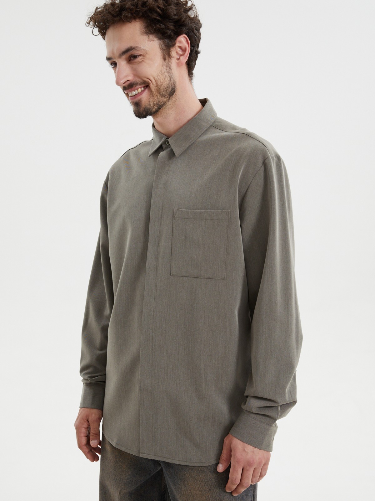 Рубашка с длинным рукавом