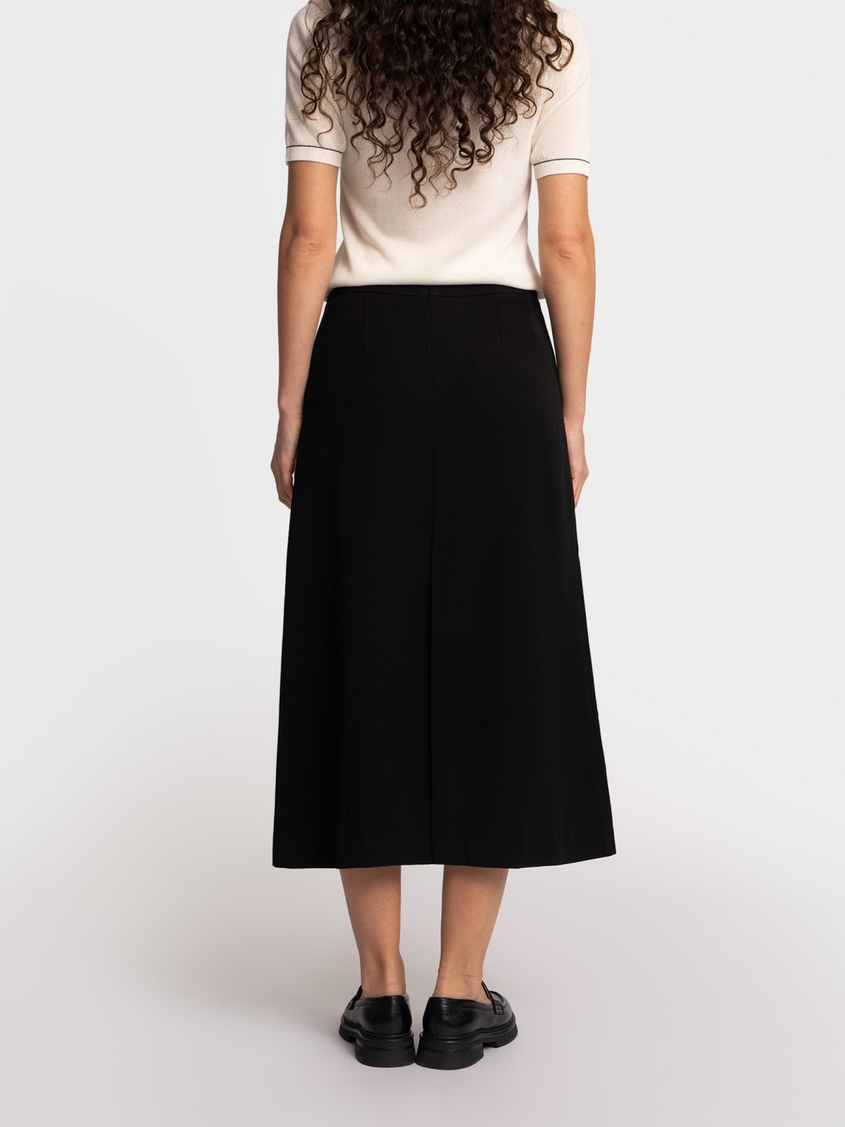 Юбка в складку миди