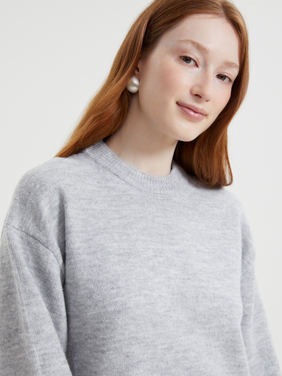 Вязаный джемпер оверсайз