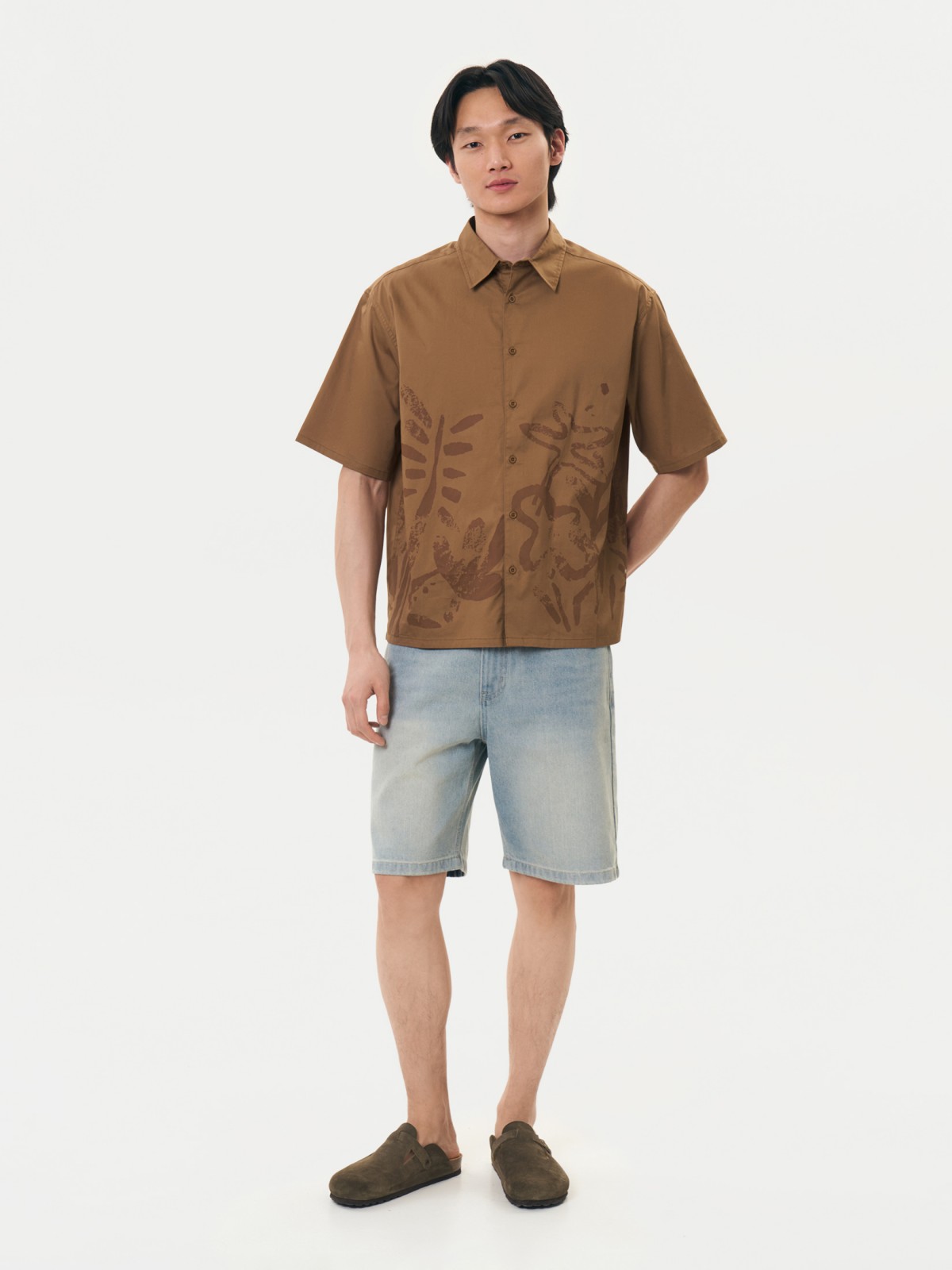 Рубашка с  короткими рукавами