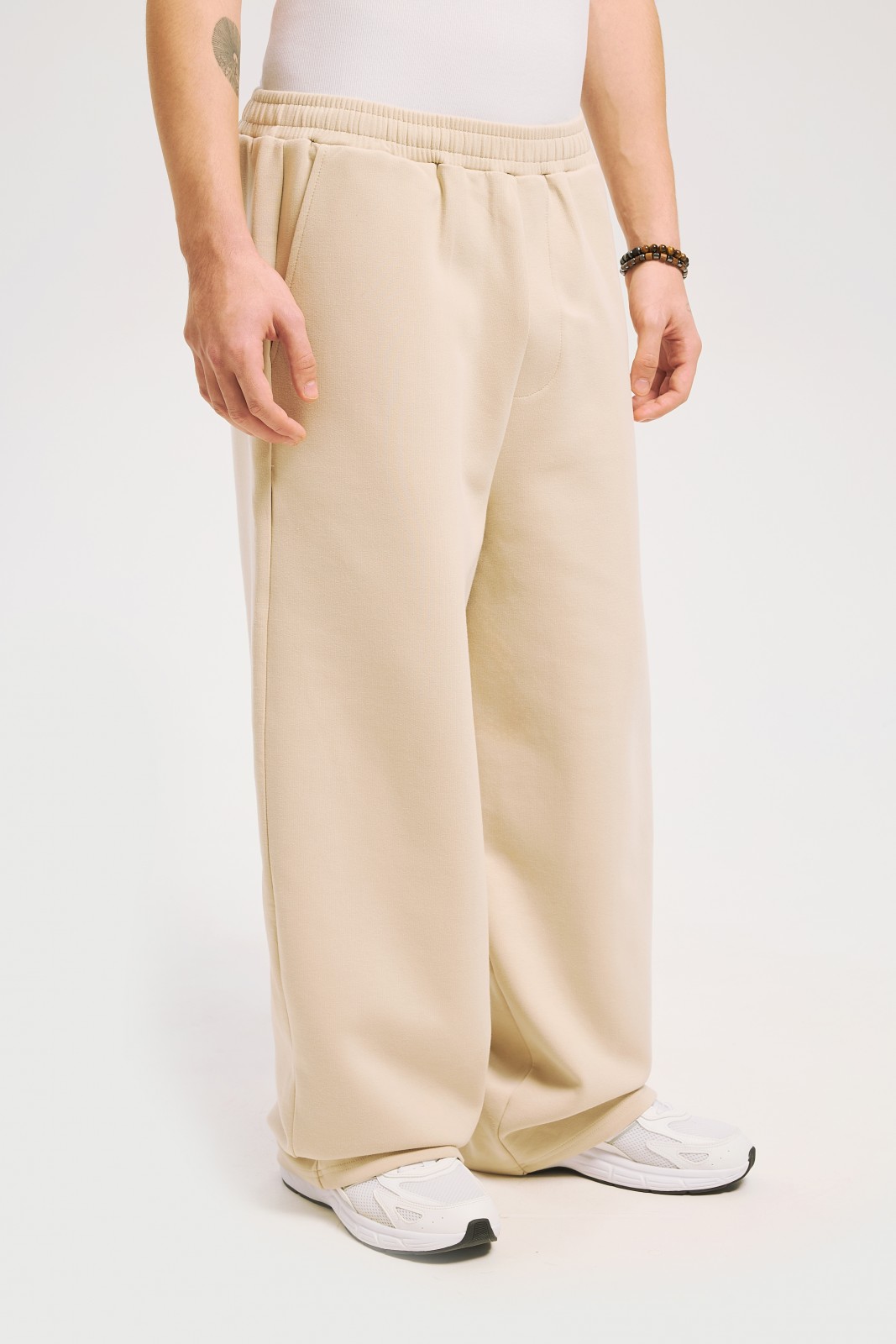 Трикотажные прямые брюки