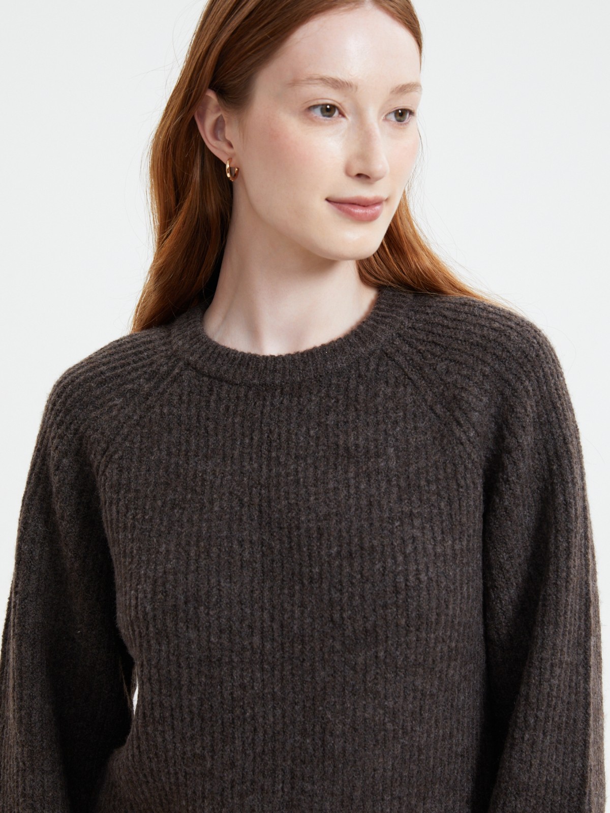 Вязаный джемпер с рукавами реглан