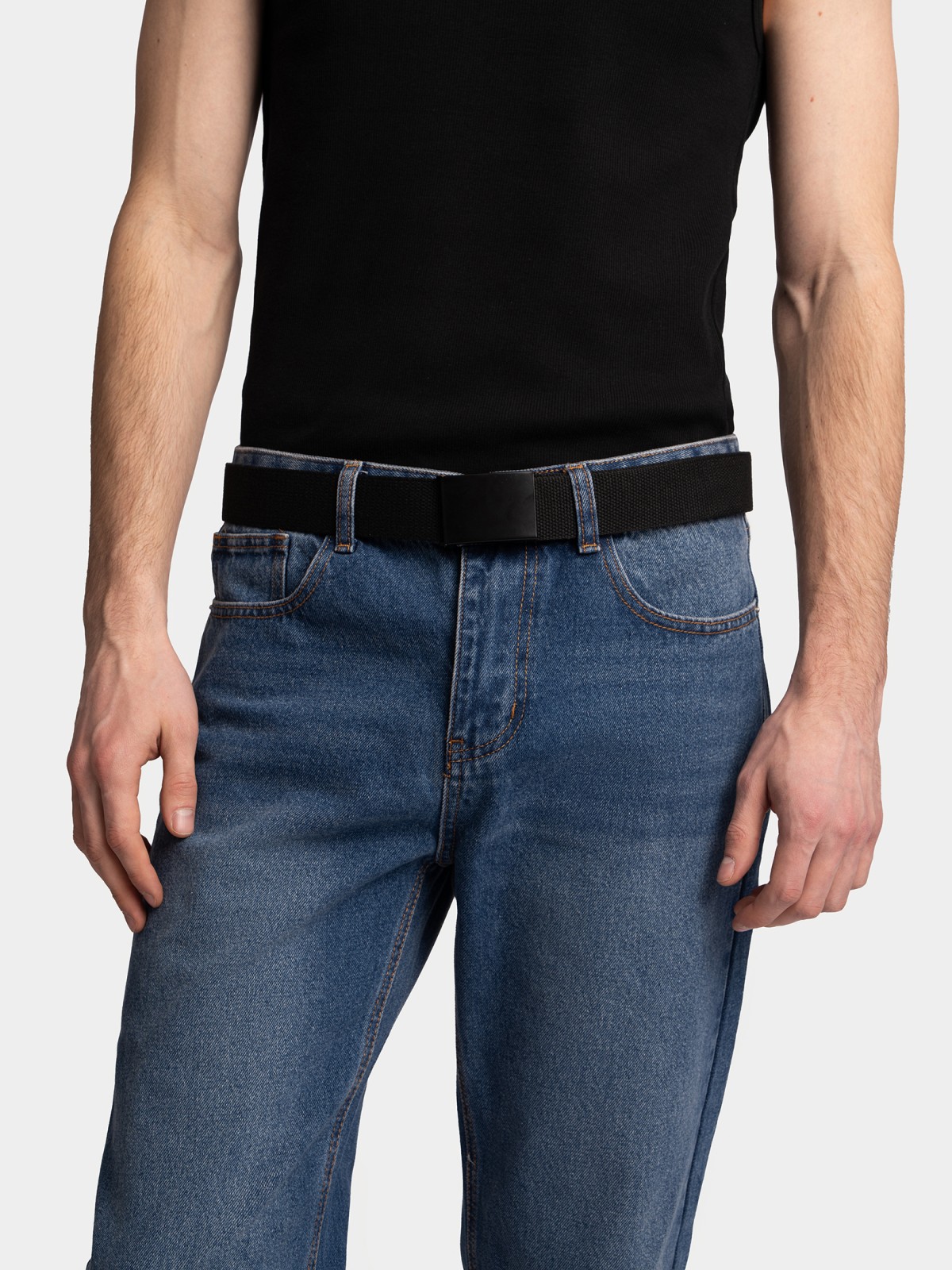 Текстильный ремень с пряжкой