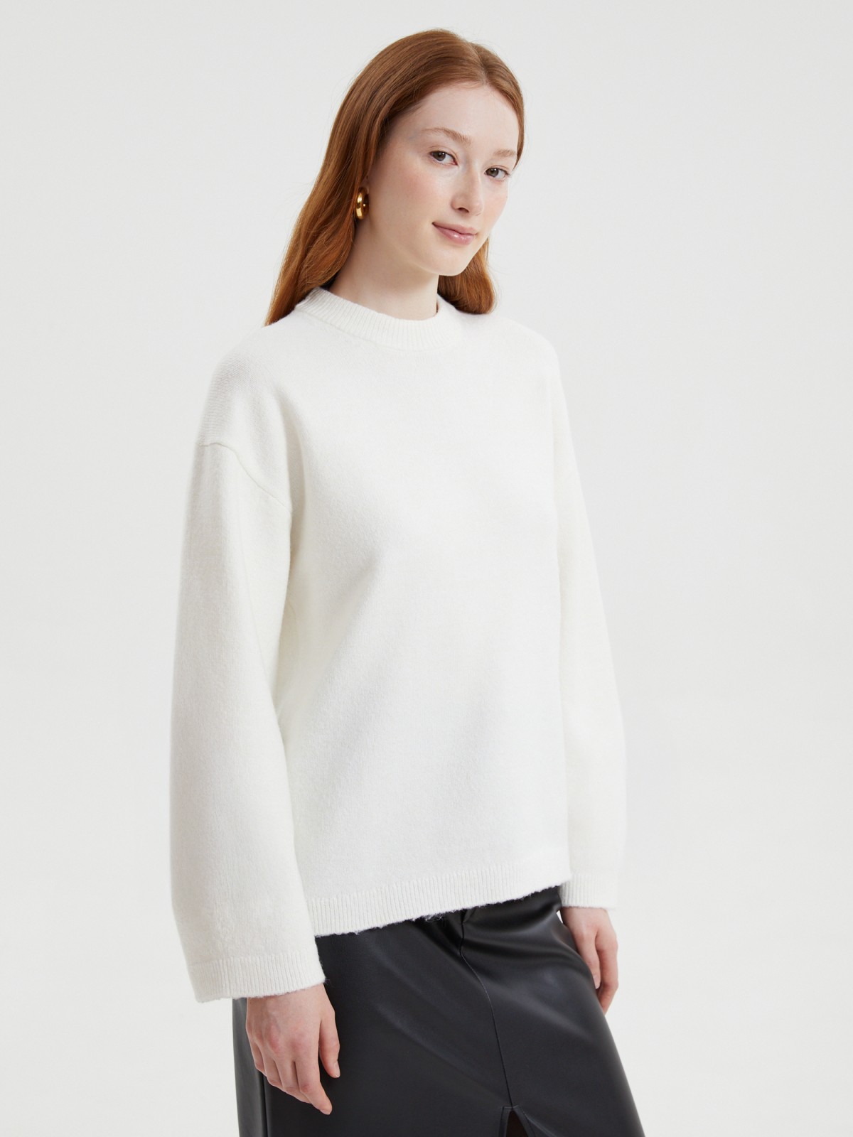 Вязаный джемпер оверсайз