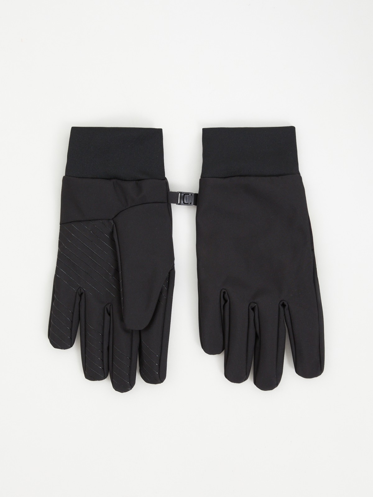 Тёплые перчатки в спортивном стиле с флисом