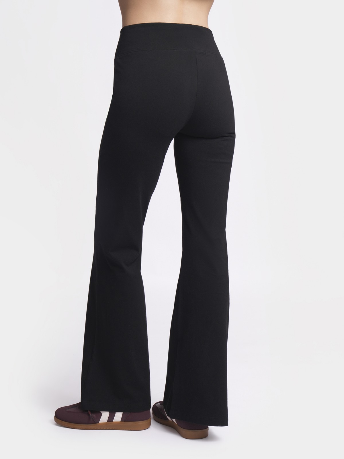 Трикотажные легинсы Bootcut