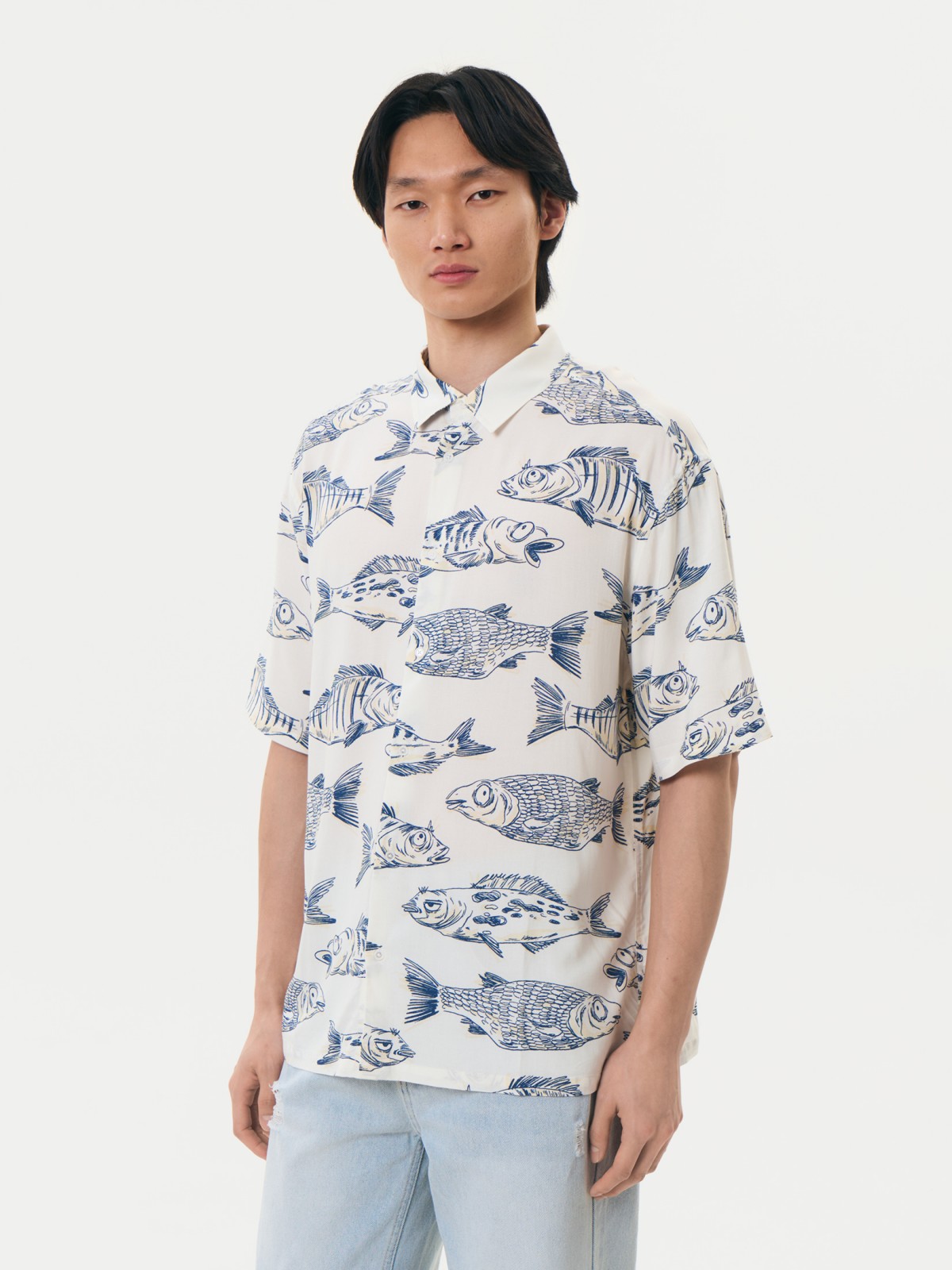 Рубашка с  короткими рукавами