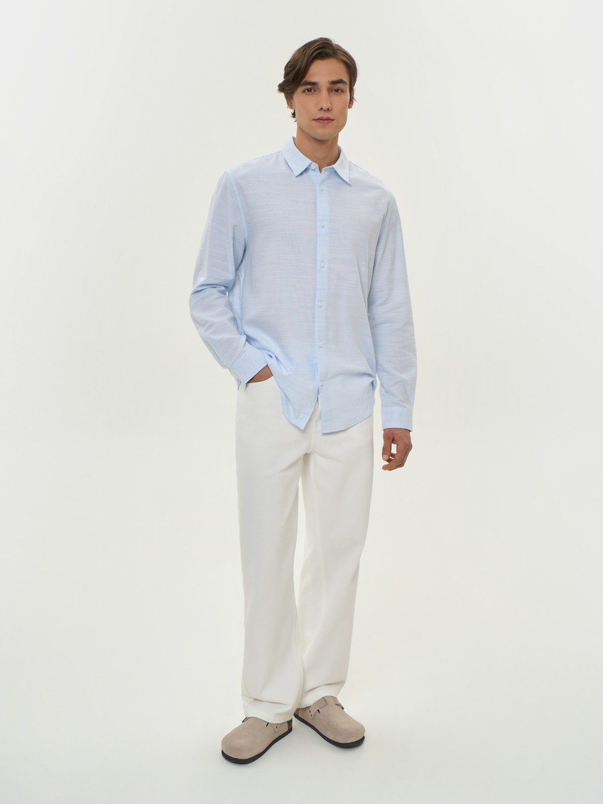 Офисная рубашка из хлопка