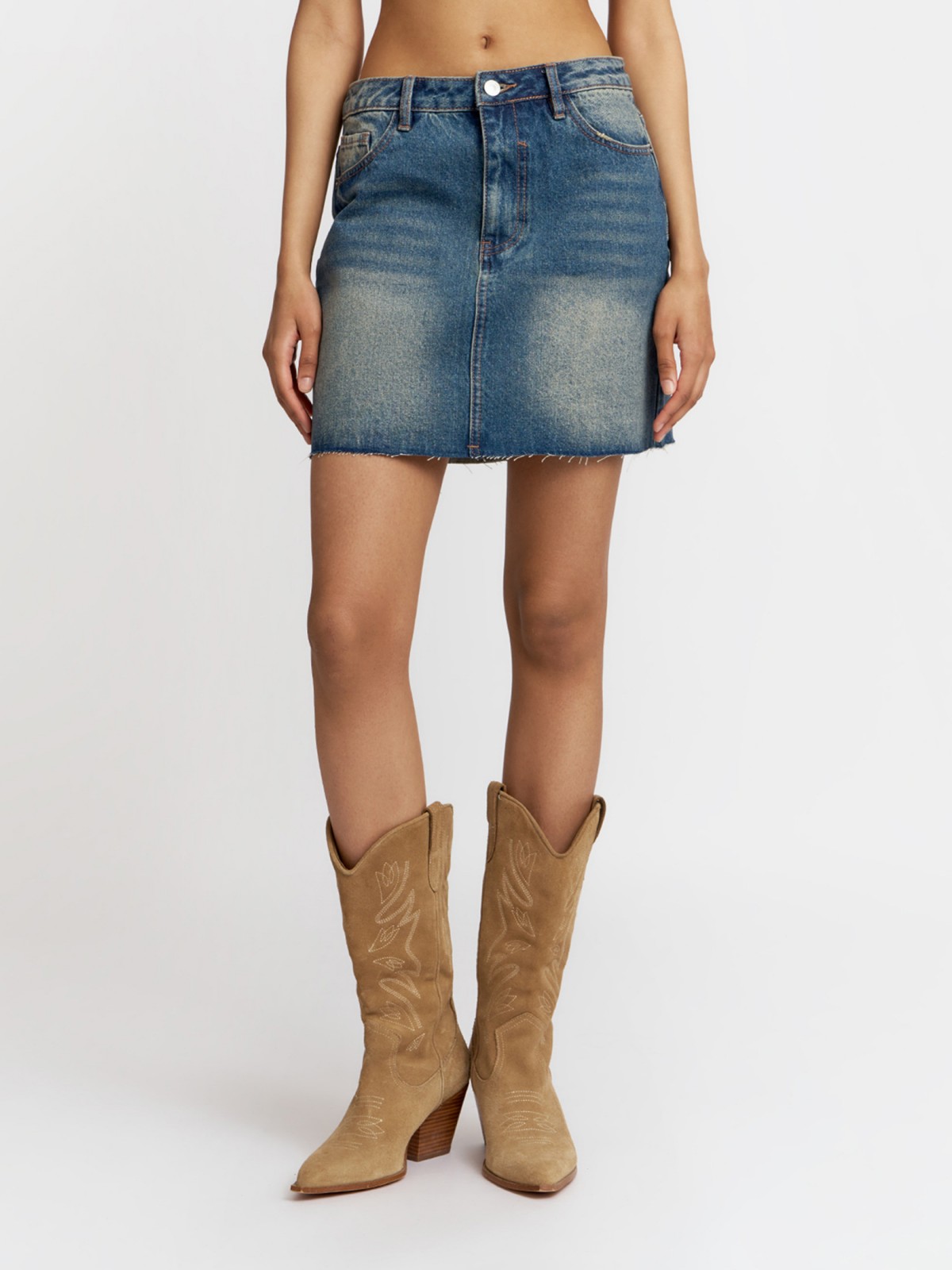 Юбка джинсовая