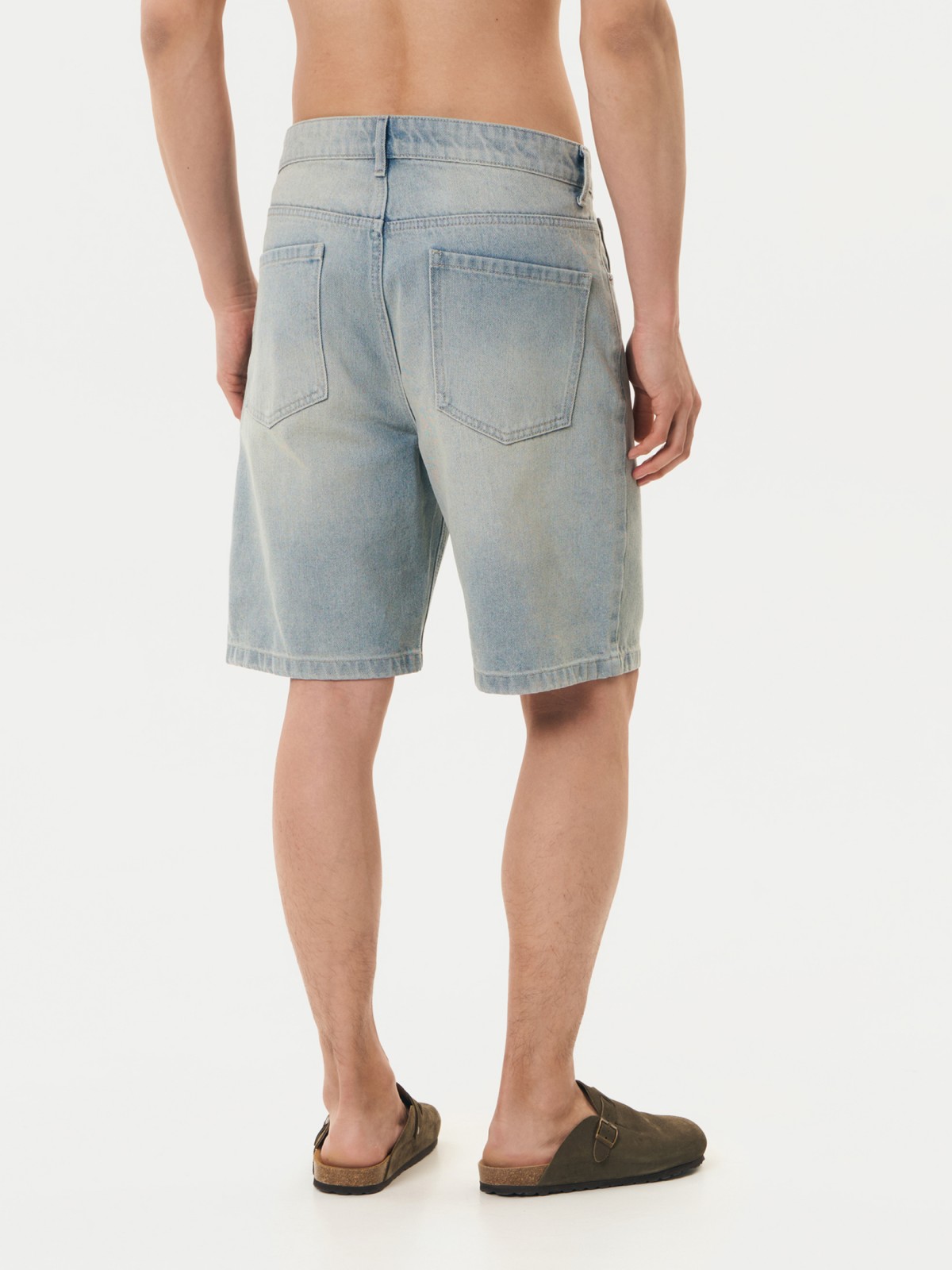 Брюки джинсовые короткие