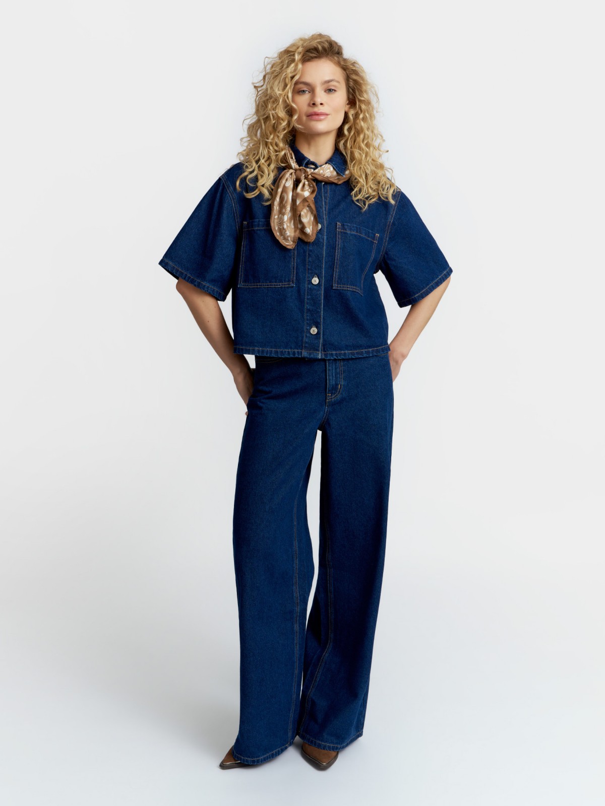 Брюки джинсовые