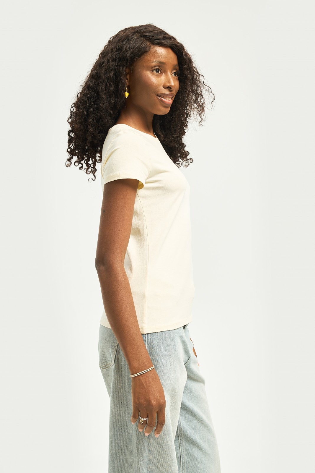 Футболка из хлопка однотонная