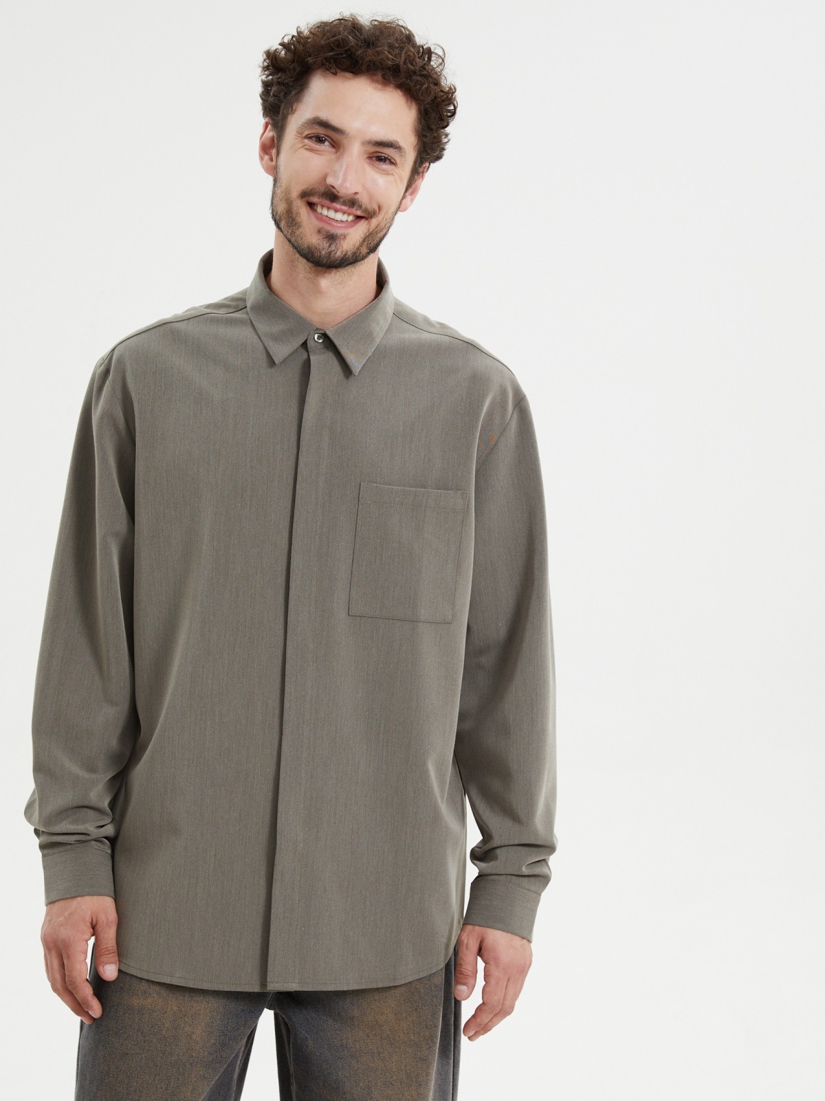 Рубашка с длинным рукавом