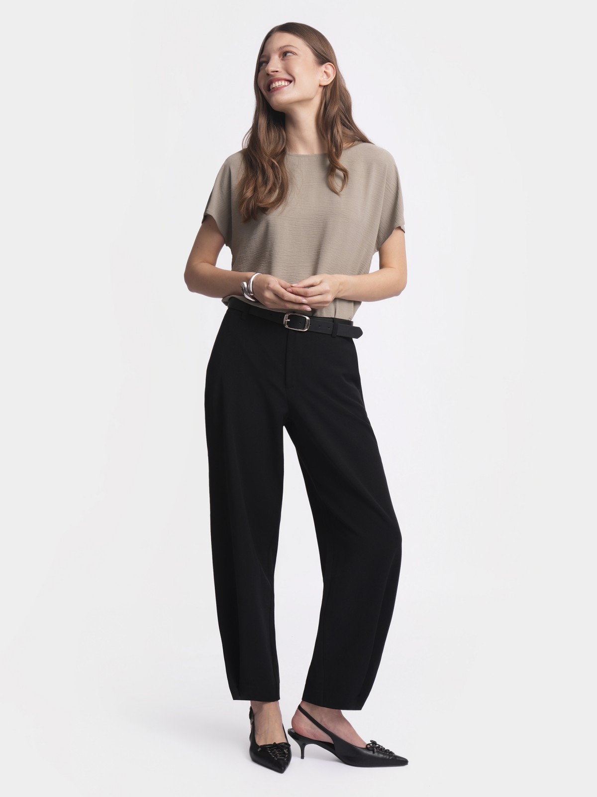 Блузка с коротким рукавом