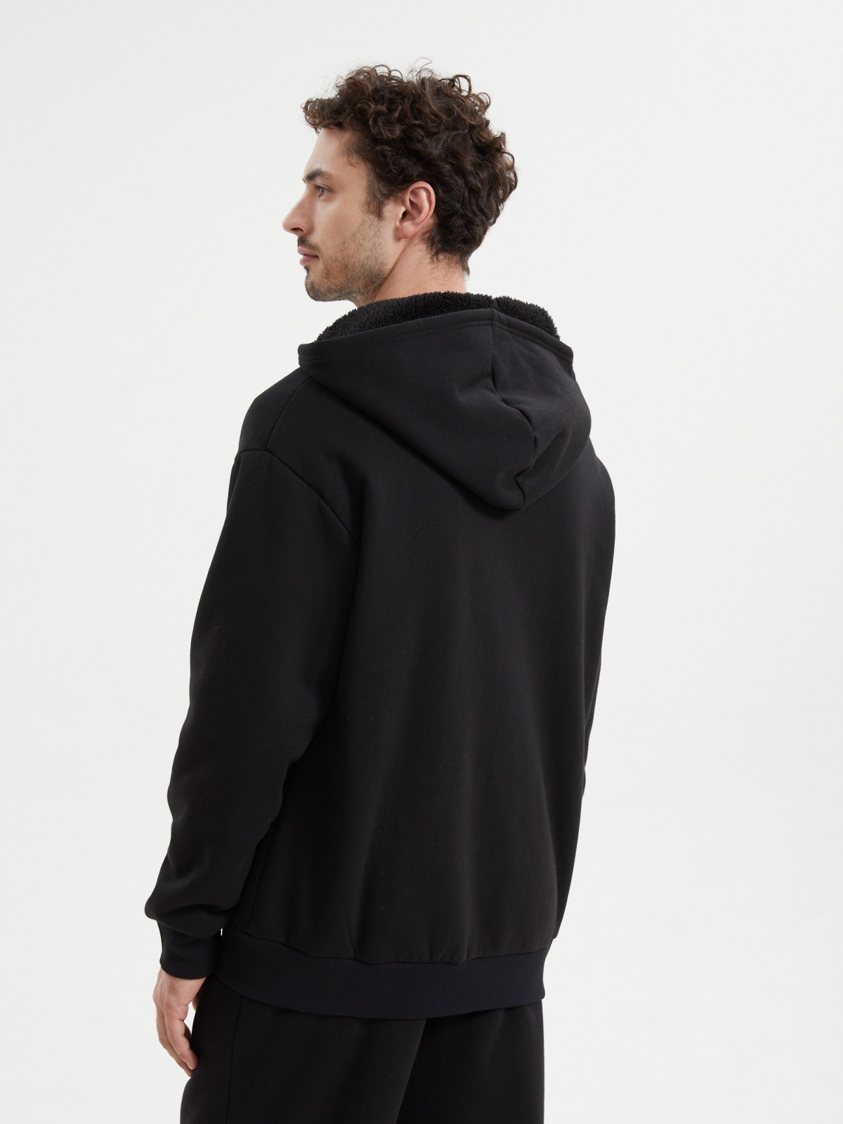 Тёплая толстовка на молнии с экомехом