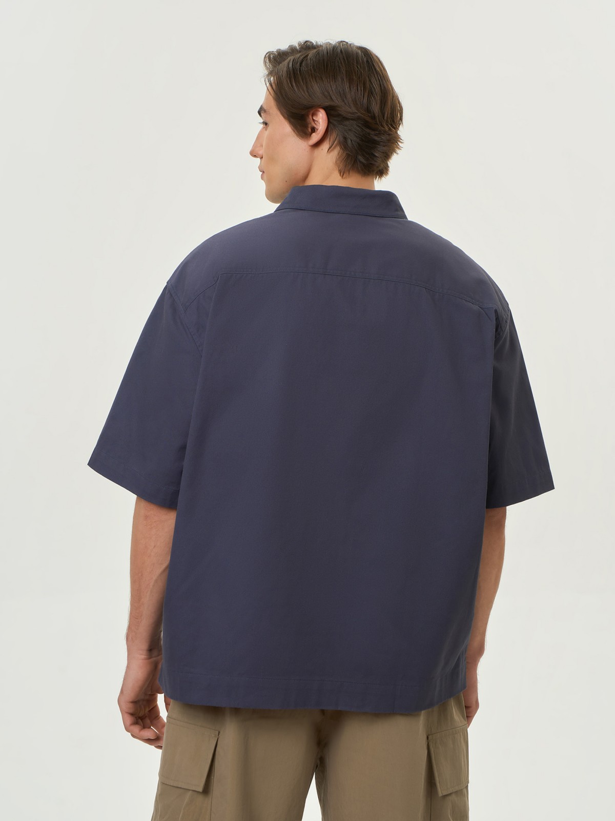 Куртка-рубашка из хлопка с коротким рукавом