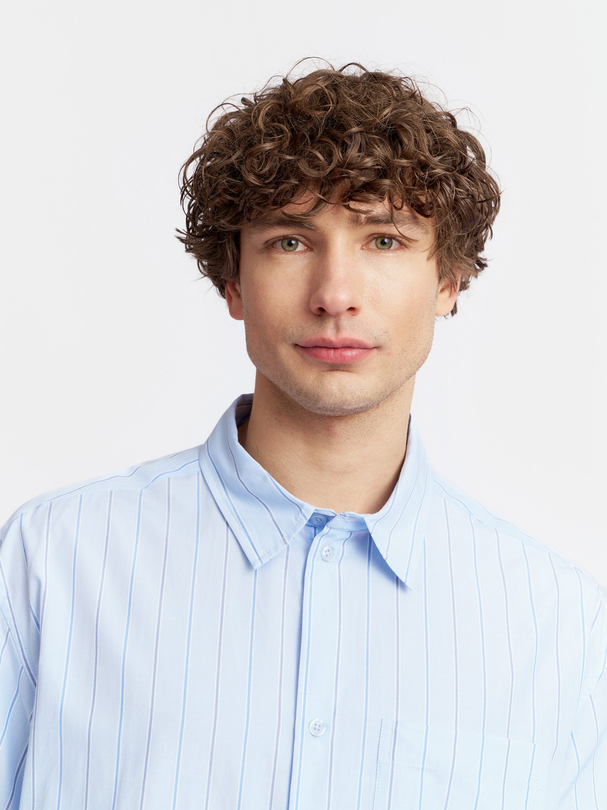 Рубашка с узором в полоску