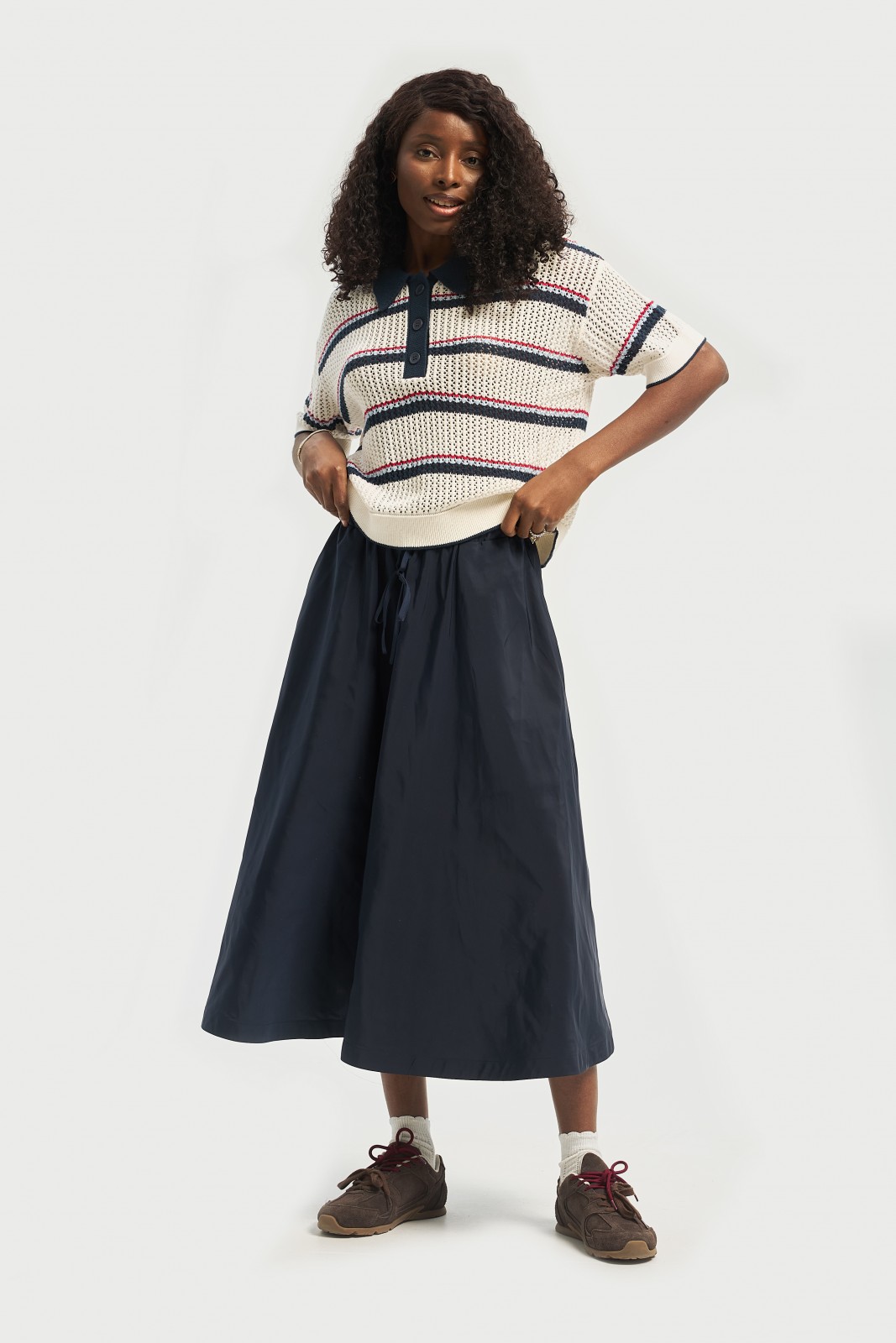 Юбка миди на резинке