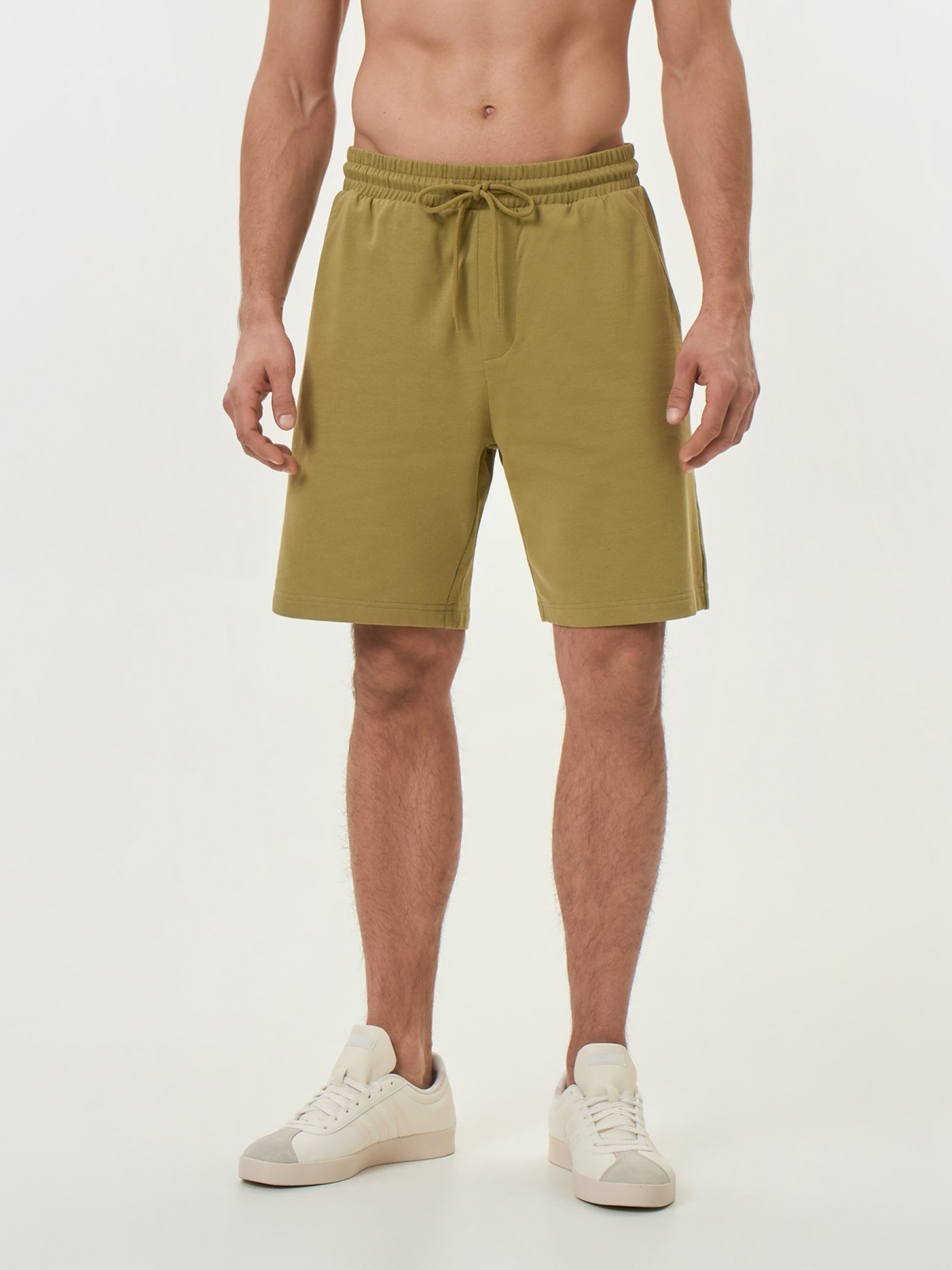 Трикотажные шорты на резинке из хлопка