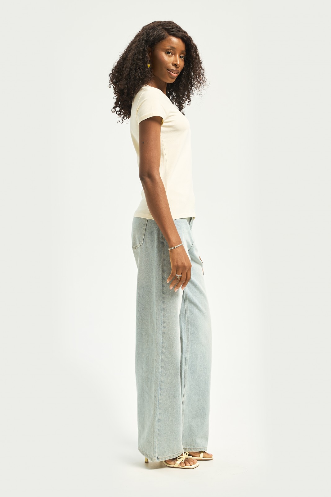 Футболка из хлопка однотонная