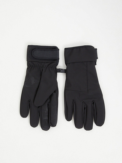 Тёплые перчатки в спортивном стиле с флисом