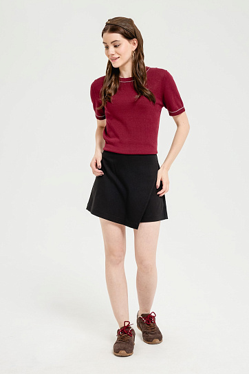 Юбка-шорты длины мини