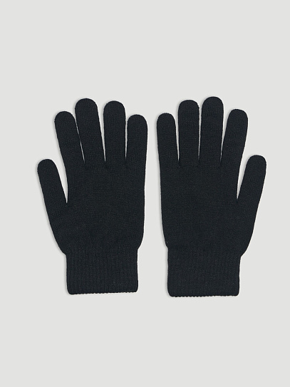 Тёплые трикотажные перчатки с экомехом