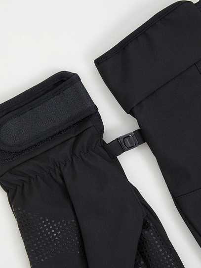 Тёплые перчатки в спортивном стиле с флисом