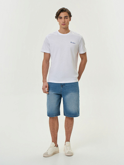 Брюки джинсовые короткие