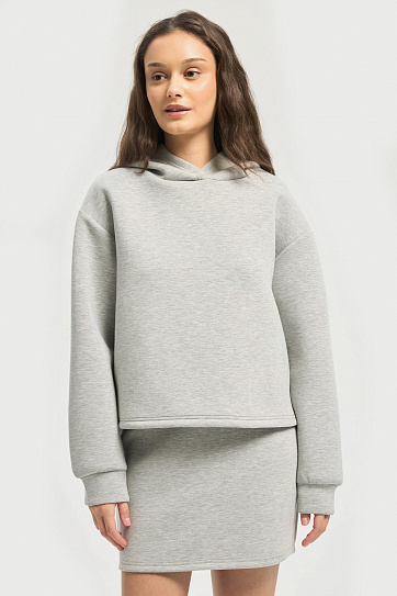 Трикотажный худи с капюшоном