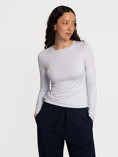 Трикотажный джемпер с длинным рукавом