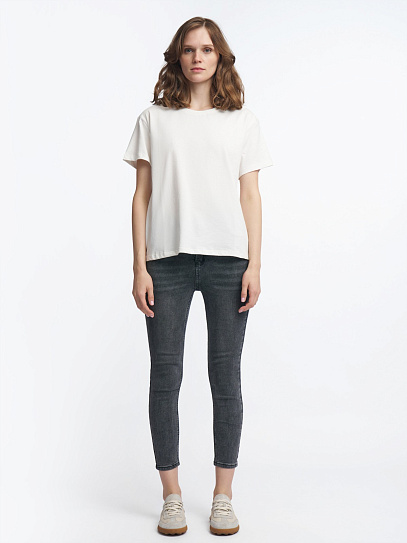 Джинсы силуэта Skinny со средней посадкой