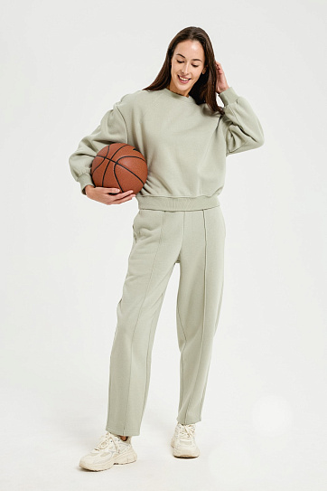 Базовый утеплённый свитшот с начёсом