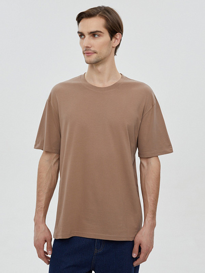 Футболка из хлопка однотонная