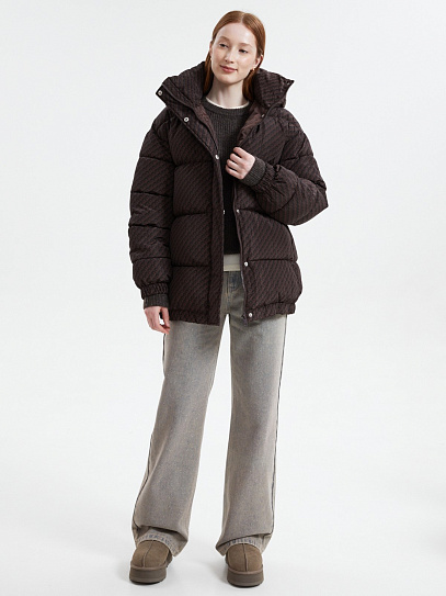 Джинсы прямого силуэта с блёстками