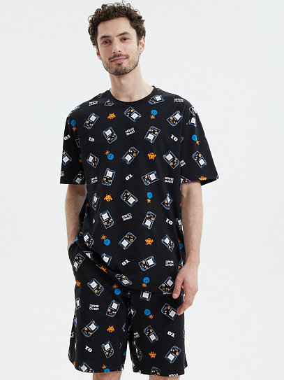 Трикотажные шорты на резинке из хлопка