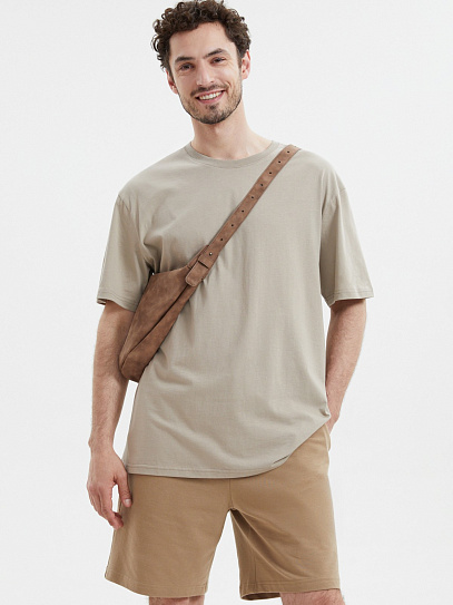 Трикотажные шорты на резинке из хлопка