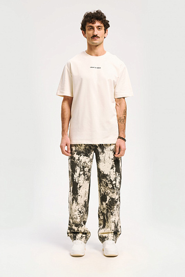 Футболка из хлопка с надписью