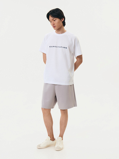 Трикотажные шорты на резинке