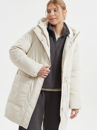 Тёплая куртка-парка с капюшоном