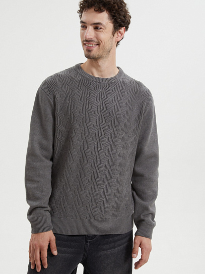 Вязаный джемпер с длинным рукавом