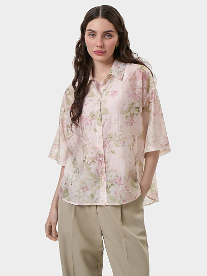 Блузка с короткими рукавами