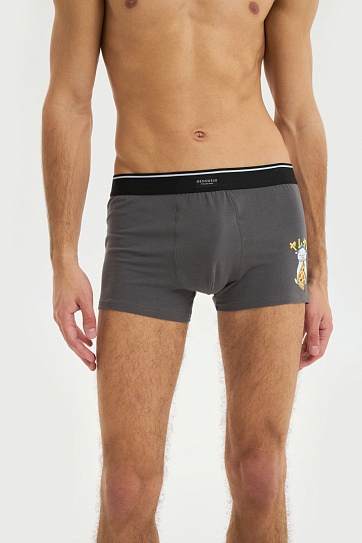 Трусы из хлопка с принтом