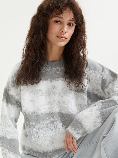 Трикотажный джемпер с узором