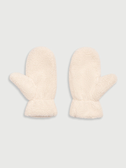 Тёплые варежки из экомеха