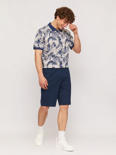 Трикотажные шорты из хлопка на резинке