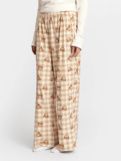 Флисовые штаны с медвежатами