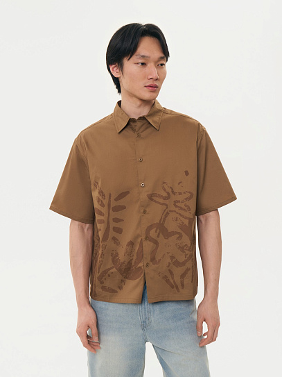 Рубашка с  короткими рукавами