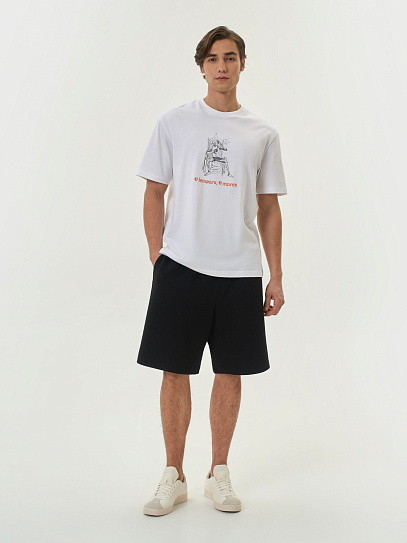 Трикотажные шорты на резинке