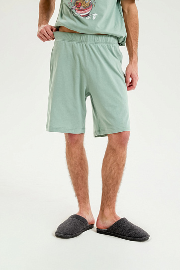 Трикотажные шорты на резинке из хлопка